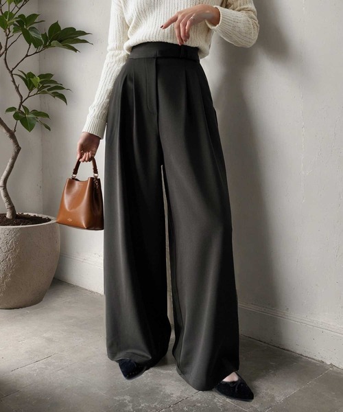 「classicalelf」 スラックス X-LARGE ブラウン レディース_画像9