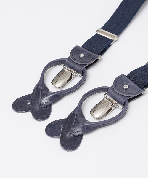  THURSTON 　　新品　　サスペンダー ALBERT THURSTON ストライプ サスペンダー E35_2in1_2631【MENS