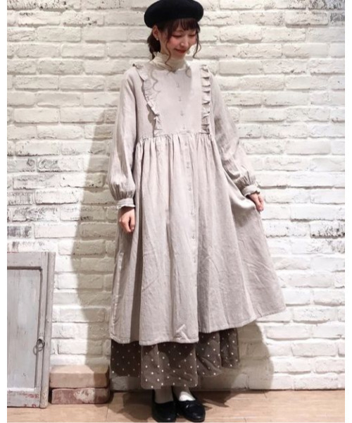 ワンピース 綿麻フリルワンピース Zozotown Paypayモール店 通販 Paypayモール