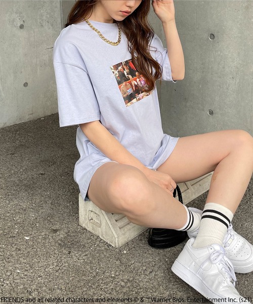 SPIRALGIRL tシャツ FRIENDS Tシャツ レディース : ZOZOTOWN