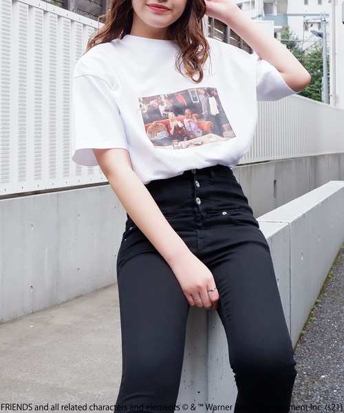 SPIRALGIRL tシャツ FRIENDS Tシャツ レディース : ZOZOTOWN