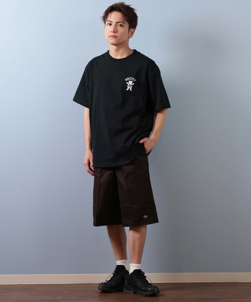 DICKIES ディッキーズ　ハーフパンツ　LOOSE FIT 40 ブラック Dickies ディッキーズ ハーフパンツ メンズ ひざ下 大きいサイズ