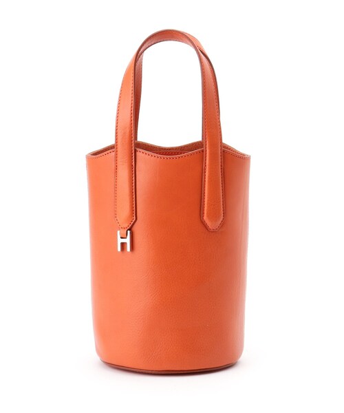超極美品✨ヒロフ HIROFU オレンジ トートバック シボ革 Hロゴ HIROFU（ヒロフ） トートバッグ 「ヌーヴォラ」レザートートバッグ S
