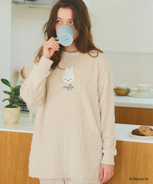 Miffy（ミッフィー） パジャマ ルームウェア 「miffy/ミッフィー」刺繍