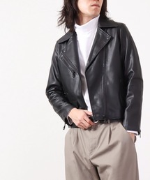 London Denim ロンドンデニム　ラムレザー　ジャケット　大きいサイズ London Denim 革ジャン ライダース Chore Jacket チョア