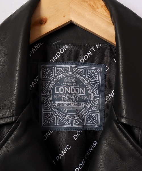 London Denim 高機能耐水機能 ラムレザー ライダース ジャケット London Denim ジャケット ライダースジャケット 高機能耐水機能