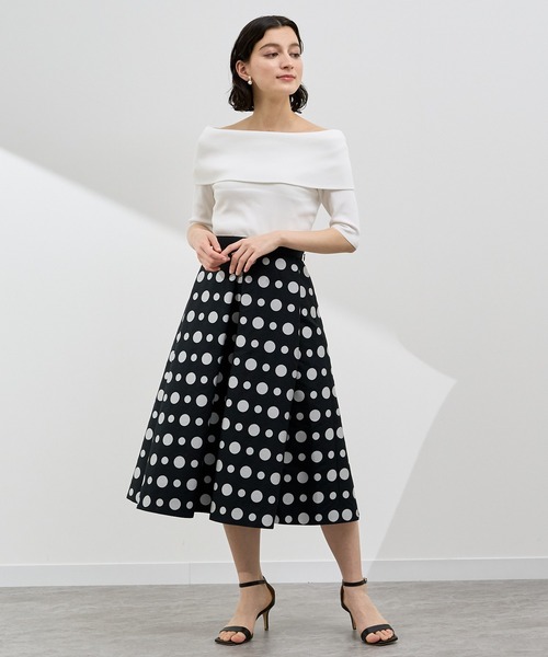 ANAYIドットジャガードタック スカート36美品 ANAYI スカート ドットジャガードタック : ZOZOTOWN Yahoo!店