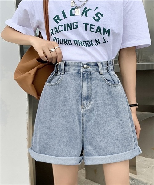 ベストストア Beststore ドロスト ショートパンツ デニム ハイ