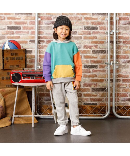F.O.KIDS（エフオーキッズ） サガラワッペンスウェットパンツ キッズ