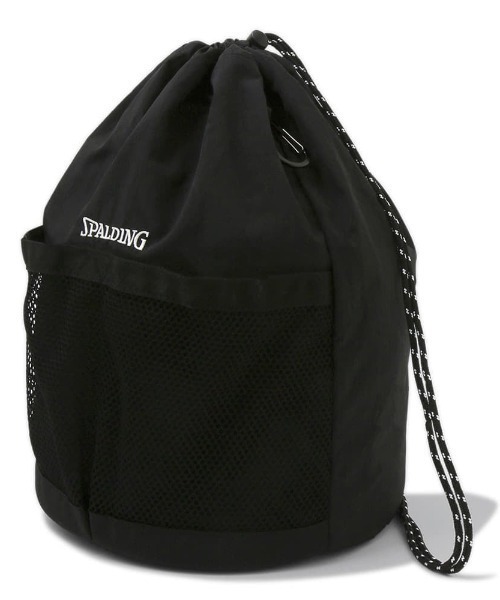 SPALDINGバスケットボール用バックパック美品 バスケ 通気メッシュ ボールバッグ ブリーズ ブラック×ライム