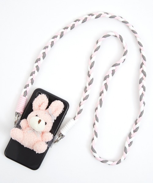 ankoROCK スマホケース an meets zakka ウサギのぬいぐるみ
