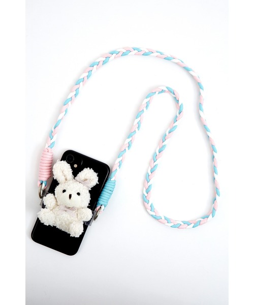 ankoROCK スマホケース an meets zakka ウサギのぬいぐるみ