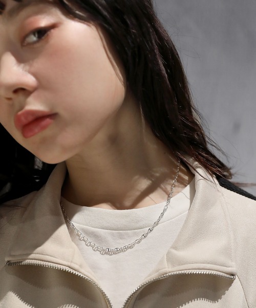 【silver925 k18コーティング】メタル ネックレストップ silver925 k18コーティング】メタル ネックレストップ ネックレス