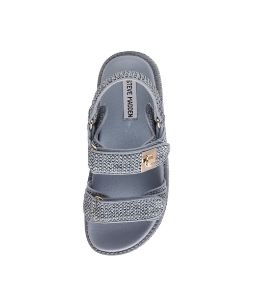 ダブルベルトラフィアサンダル/STEVE MADDEN BIGMONA-US STEVE MADDEN（スティーブ・マデン） サンダル ダブルベルトラフィア