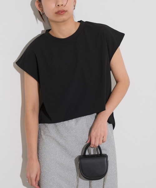tシャツ マルチウェイ グラデーション チュールフリル付き