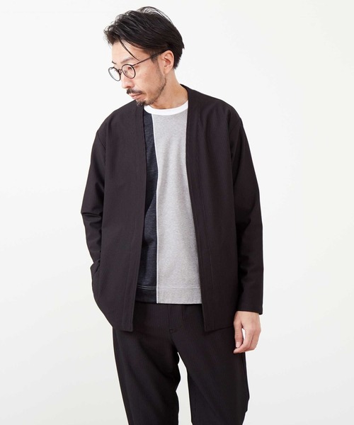 TURN ME ON / ターンミーオン) リネンレーヨン ストレッチVネック