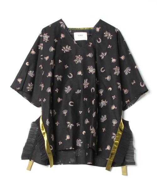 PONTI シャツ ブラウス Plant Foam Print Pullover レディース 