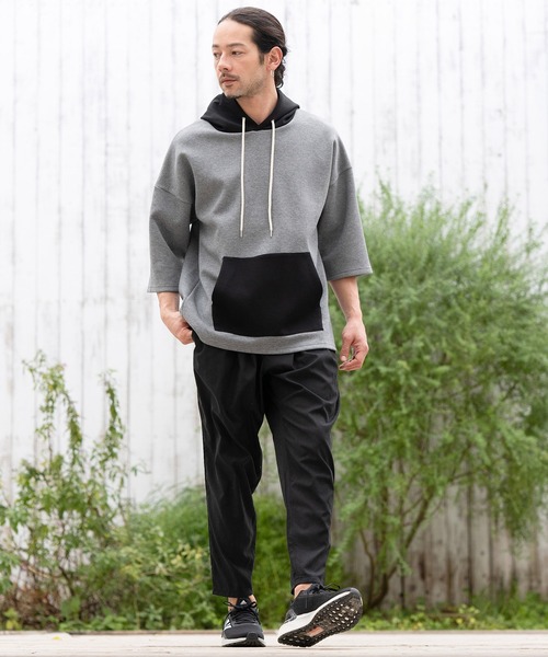 CAMBIO（カンビオ） パンツ mp12061- Peach Skin Typewriter Two Tuck