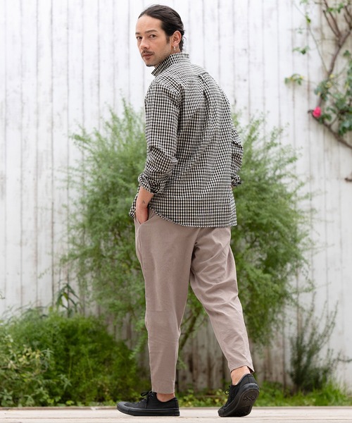 CAMBIO（カンビオ） パンツ mp12061- Peach Skin Typewriter Two Tuck