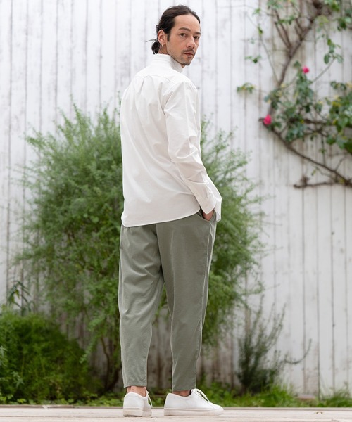 パンツ メンズ mp12061- Peach Skin Typewriter Two Tuck Easy Pants イージーパンツ｜zozo｜22