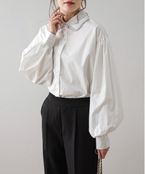 ブラウス シャツ レタードオパールトップ レディース 33tm04z_item_100.jpg?fitin=720:720