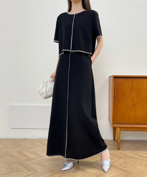 Rady マキシスカートセットアップ　スリットスカートセットアップ Rady - 新品 Rady スリットスカートセットアップの通販 by