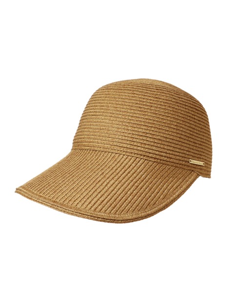 ジョッキーハット　ブラウン ステットソン カンカン帽 JUTE BRAID KANKAN HAT（ジュート