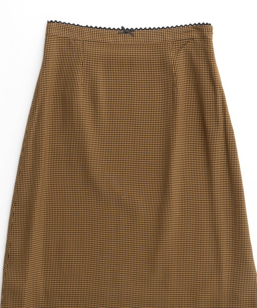 MAISON SPECIAL ブラウン ギンガムチェックセットアップ