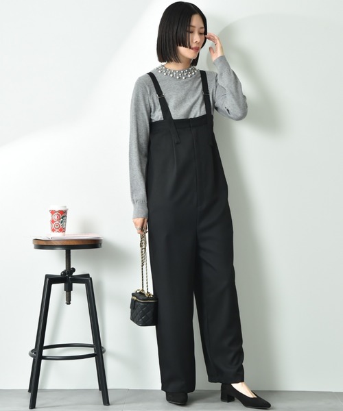 INTERPLANET サロペット オーバーオール 「CLOCHE」無地