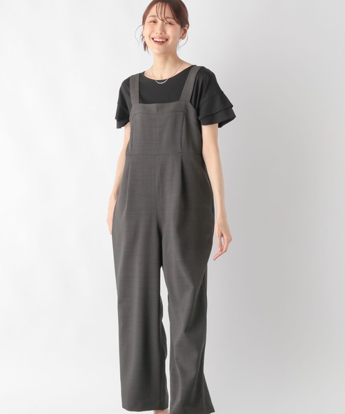 リネンサロペット GLOBAL WORK サロペット オーバーオール MATINEE LINE/リネン