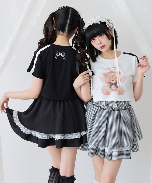 DearMyLove tシャツ 選べるプリントクロップドT レディース : ZOZOTOWN