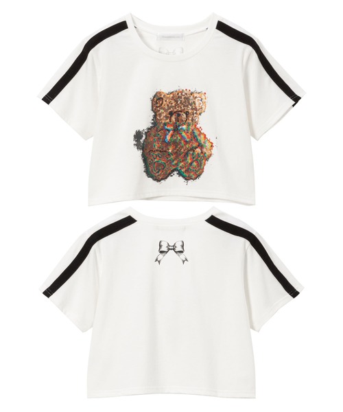 DearMyLove tシャツ 半袖 選べるプリントクロップドT レディース