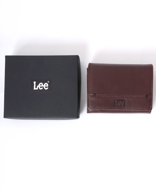 Lee（リー） 財布 Leather Wallet/牛革 レザー ウォレット/中ラウンド