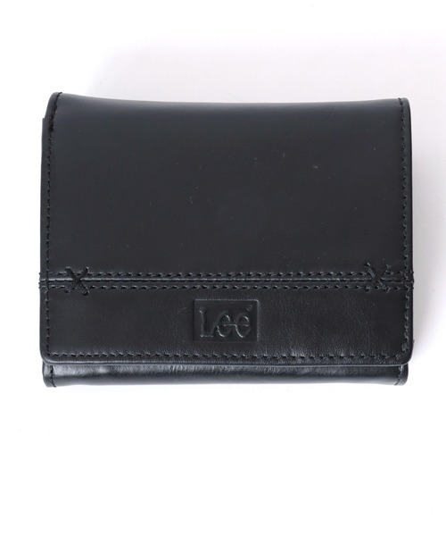 Ree　レザーウォレット　ブラック Lee（リー） 財布 Leather Wallet/牛革 レザー ウォレット/中ラウンド