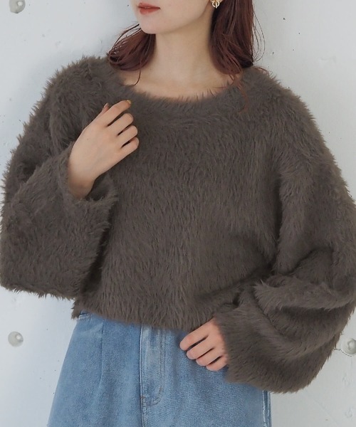 tiptop（ティップトップ） ニット セーター 「丈が選べる2サイズ」起毛