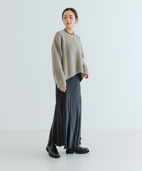 URBAN RESEARCH スカート 「MADE IN JAPAN」キュプラフィブリル