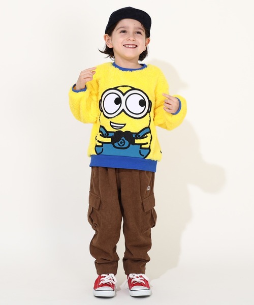 MINIONS トレーナー ミニオン BIGフェイス ボアトレーナー 0045K
