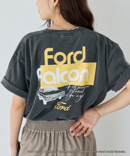 【GOOD ROCK SPEED】FORD バックプリントT グレー GOOD ROCK SPEED tシャツ 「GOOD SPEED」Ford バックプリント