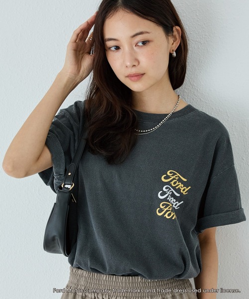 【GOOD ROCK SPEED】FORD バックプリントT グレー GOOD ROCK SPEED tシャツ 「GOOD SPEED」Ford バックプリント