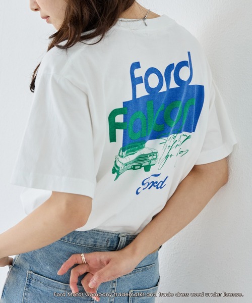 tシャツ 「GOOD ROCK SPEED」Ford バックプリント ロゴT 2 レディース メンズ
