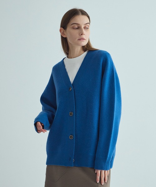 ニット 「THE TOKYO/ザトウキョウ」CASHMERE REVERSIBLE CARDIGAN