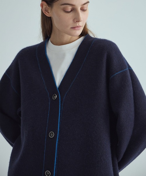 ニット 「THE TOKYO/ザトウキョウ」CASHMERE REVERSIBLE CARDIGAN