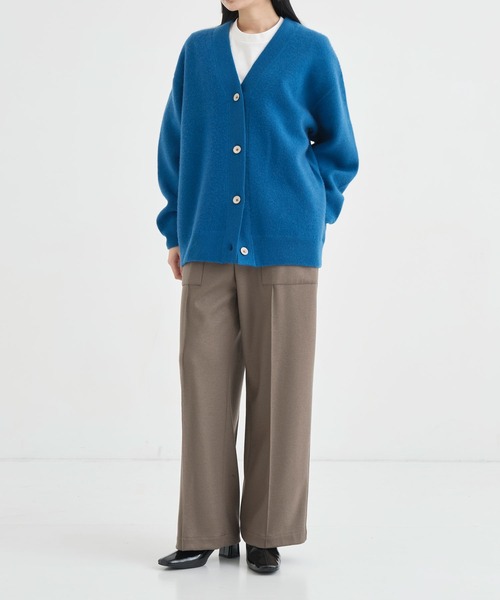 THE TOÉ Residenz Knit Cardigan ブルー Mサイズ Residenz Knit Cardigan – THE TOÉ