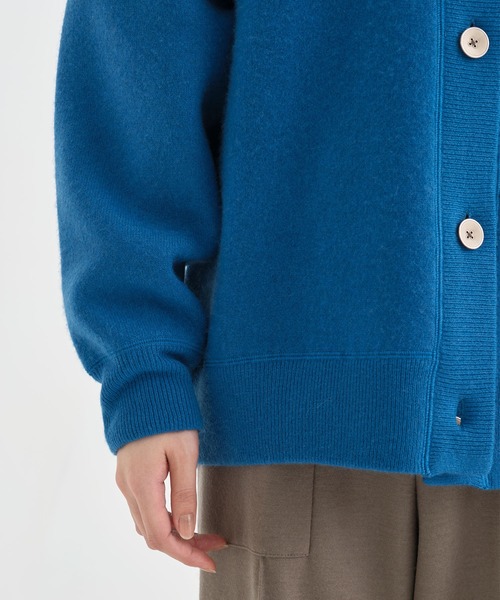THE TOÉ Residenz Knit Cardigan ブルー Mサイズ Residenz Knit Cardigan – THE TOÉ
