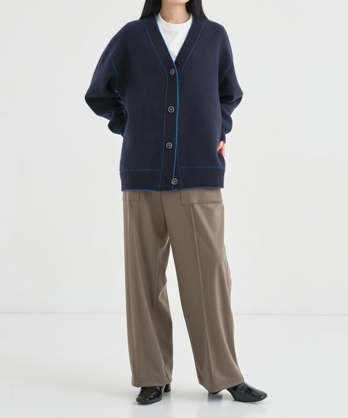 ニット 「THE TOKYO/ザトウキョウ」CASHMERE REVERSIBLE CARDIGAN