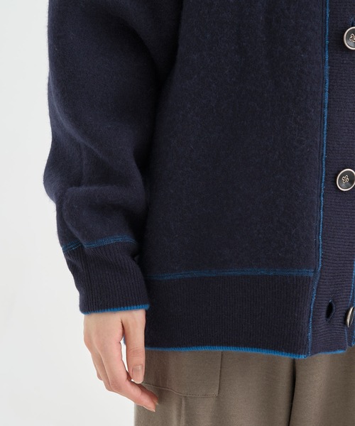 ニット 「THE TOKYO/ザトウキョウ」CASHMERE REVERSIBLE CARDIGAN