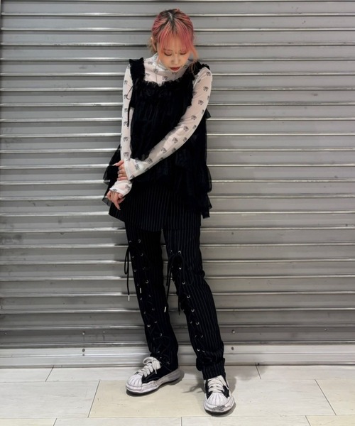 Candy Stripper（キャンディーストリッパー） パンツ LACE UP LAYERED