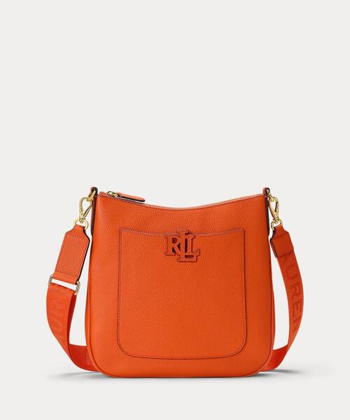 【Lauren Ralph Lauren】Cameryn レザー クロスボディ トート LAUREN RALPH ショルダーバッグ バッグ ペブルド レザー ラージ