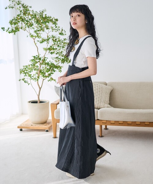 GRAMM 吊りスカート FREAK'S STORE スカート Gramps 吊りスカート「セットアップ対応