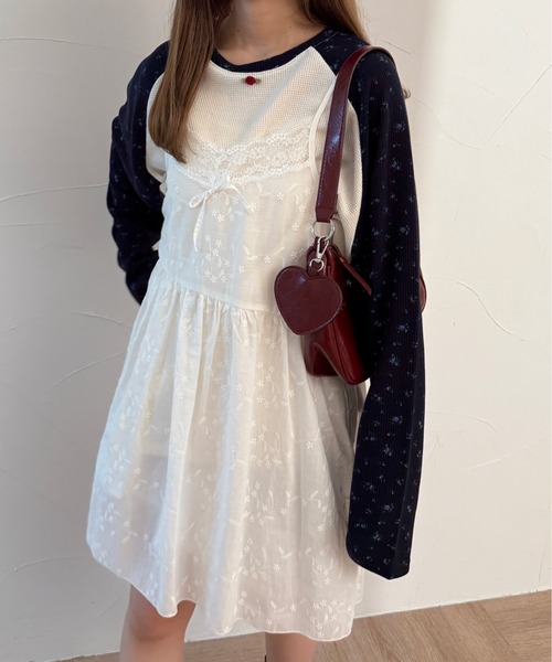 kutir（クティール） ワンピース アソートキャミレースミニワンピース